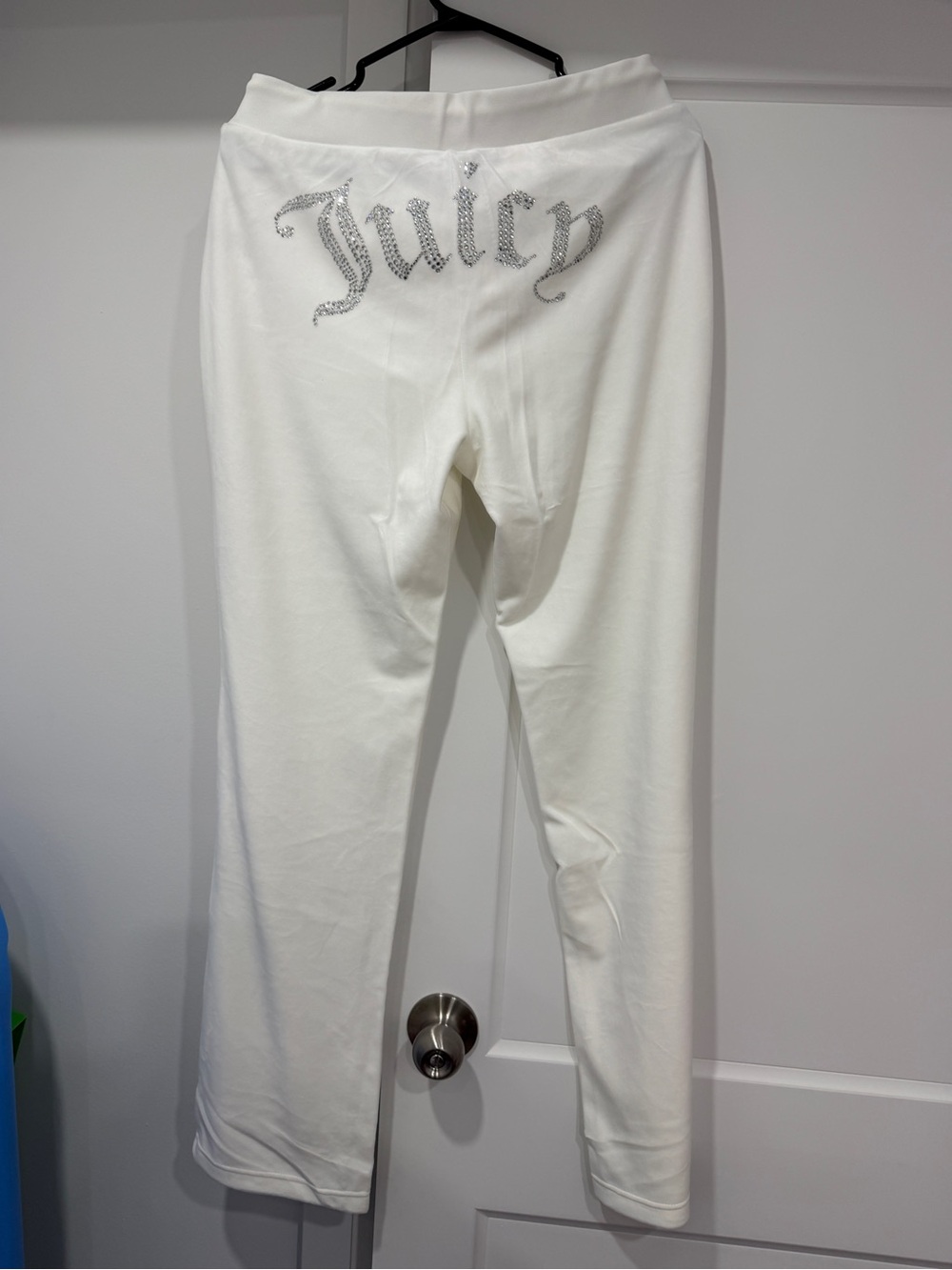 Juicy Couture White Drawstring Sweatpants
